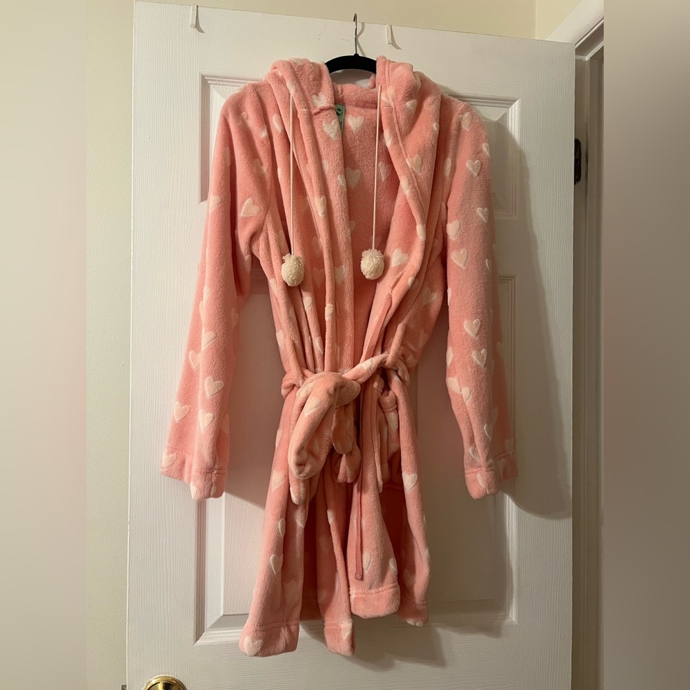 Honeydew Intimates Pink Heart Robe